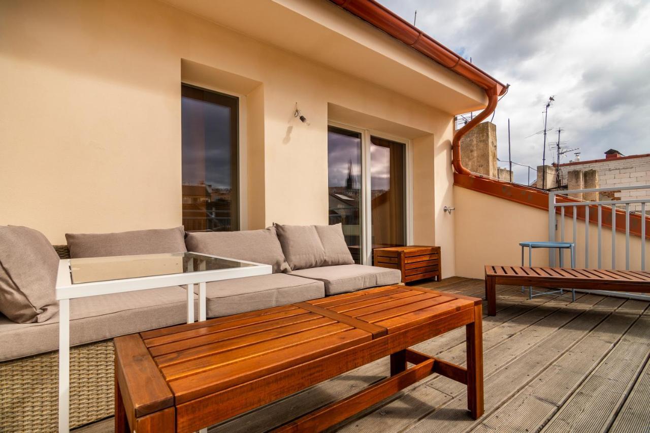 Prague Days - Premium Loft W Terrace - View - Netflix - Ac 아파트 외부 사진