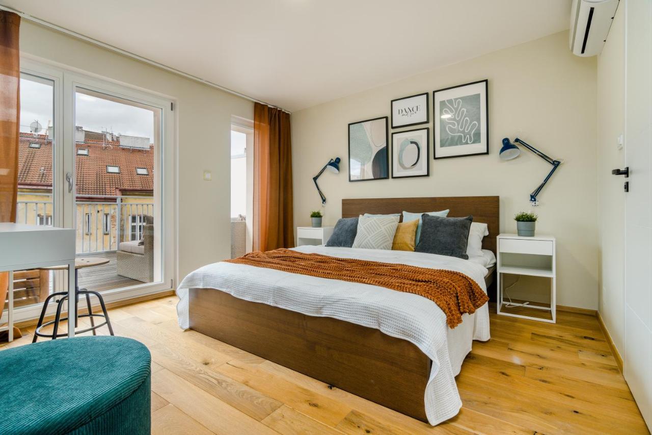 Prague Days - Premium Loft W Terrace - View - Netflix - Ac 아파트 외부 사진