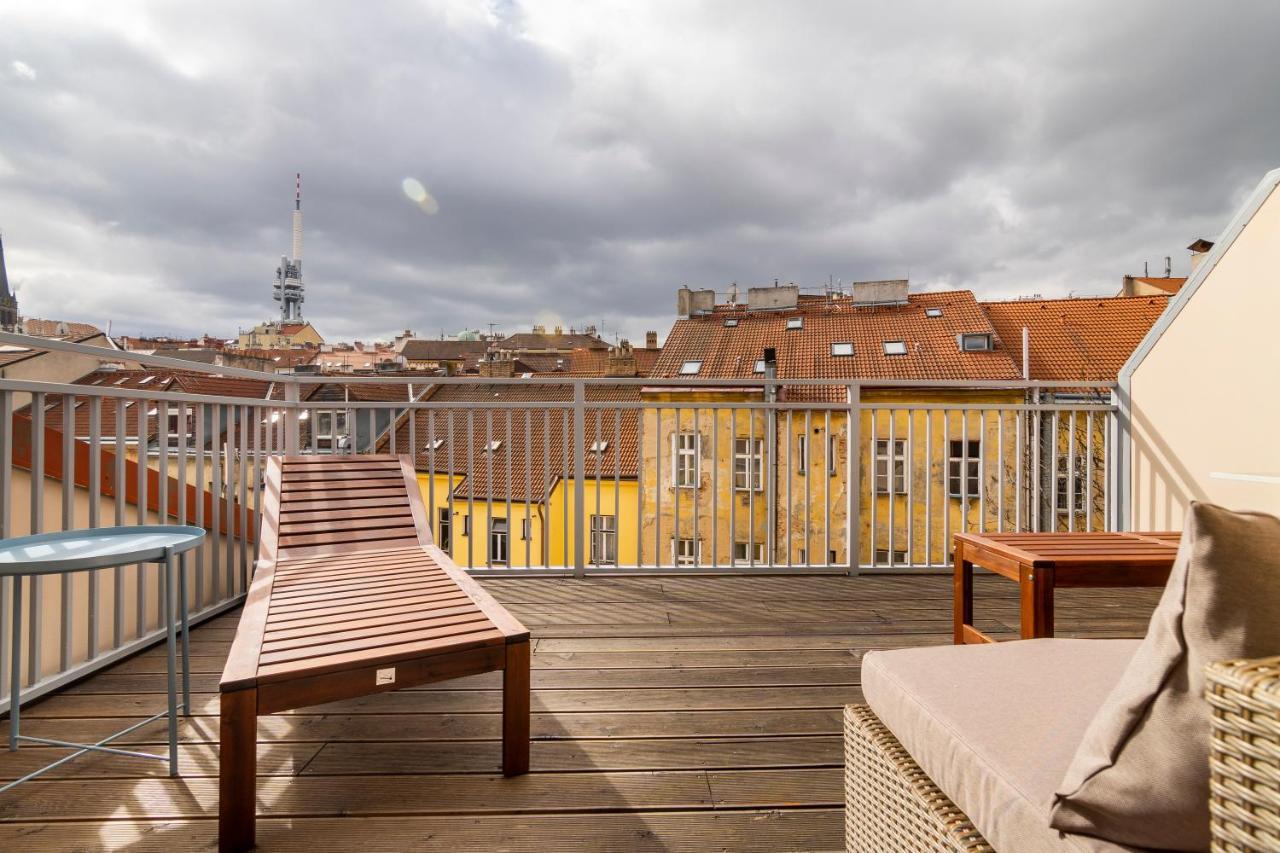 Prague Days - Premium Loft W Terrace - View - Netflix - Ac 아파트 외부 사진